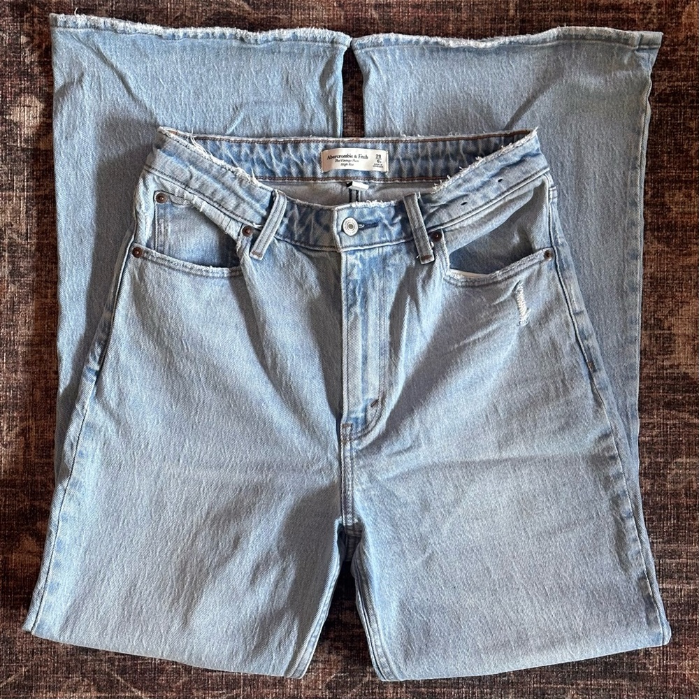 Abercrombie & Fitch Vintage Flare High Rise Jeans | Curve Love | 28/6 S